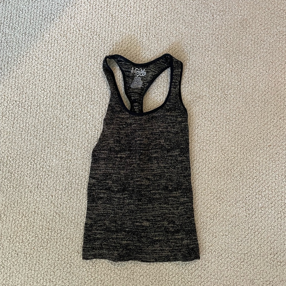 Free people glitter racerbank tank XS/S